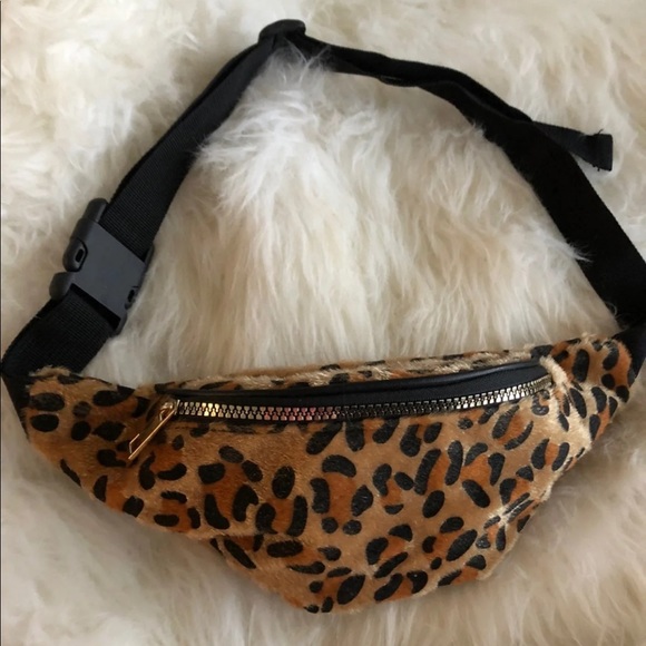 cheetah print fanny pack